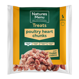 Natures Menu Frozen Chews Raw Poultry Heart Chunks - In Shop or Pickup only