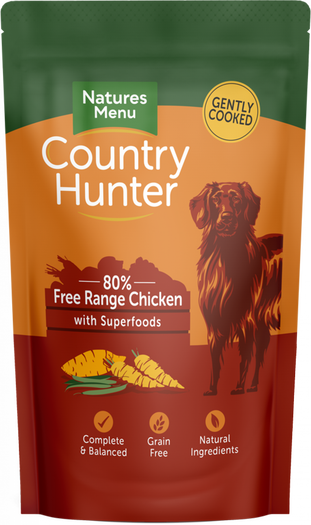 Natures Menu Country Hunter Free Range Chicken Pouch 150g