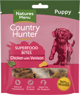 Natures Menu Country Hunter Chicken With Venison Superfood Bites For Puppies