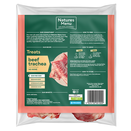 Natures Menu Frozen Chews Beef Trachea