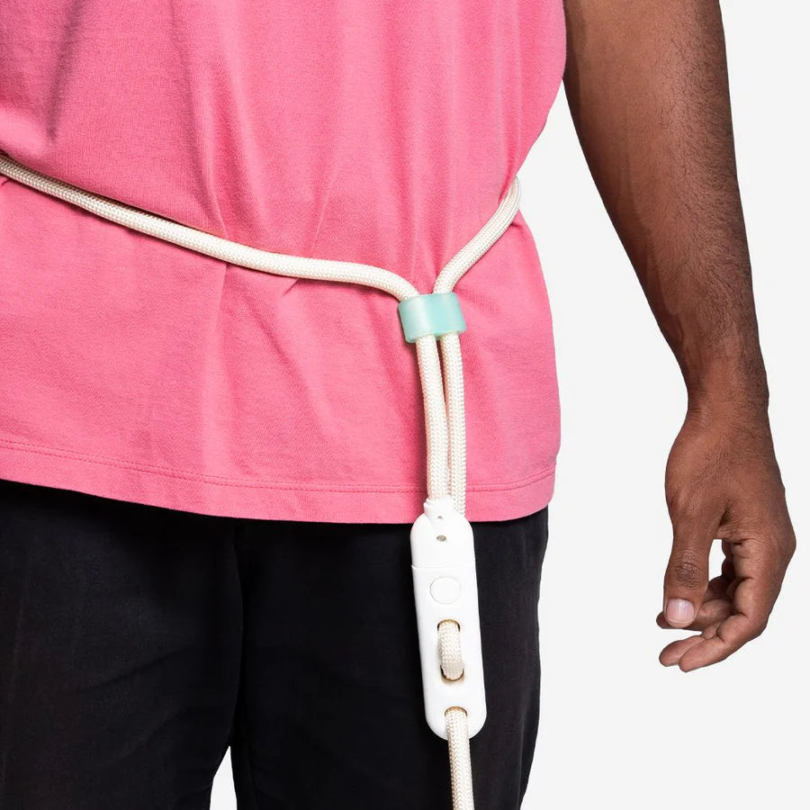 Zeedog Hands-Free Leash Vanilla