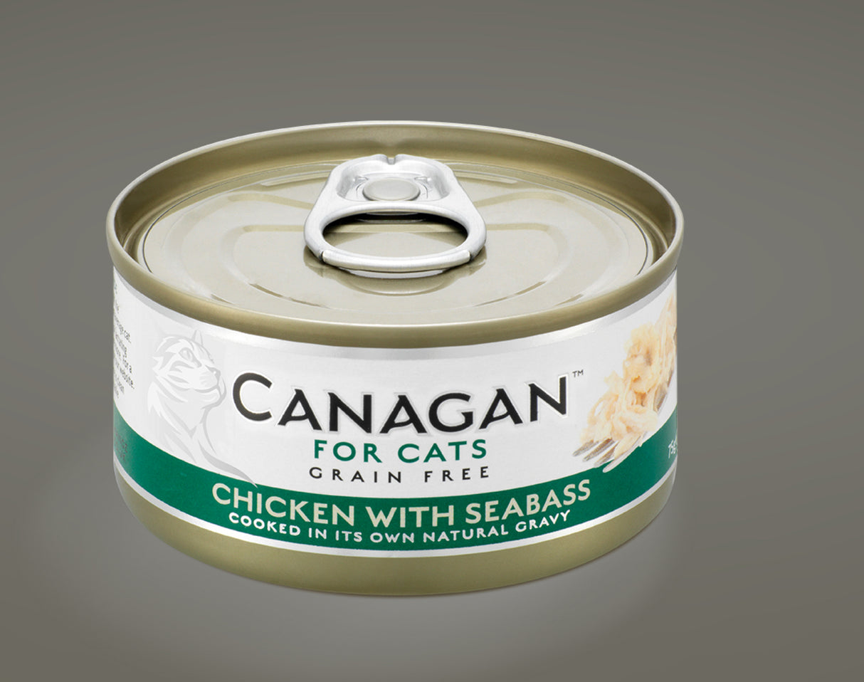 Canagan Wet Cat Food Chicken with Seabass for Kittens & Adults