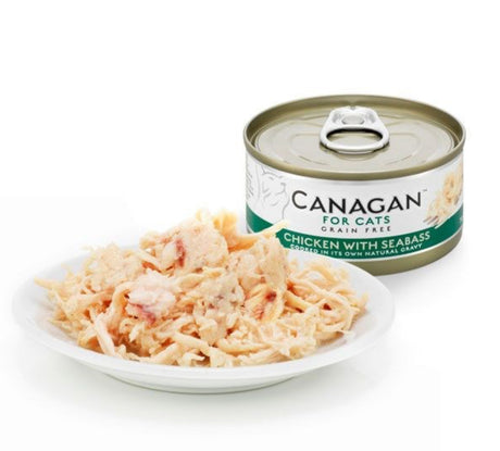 Canagan Wet Cat Food Chicken with Seabass for Kittens & Adults