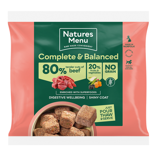 Natures Menu Frozen Country Hunter Beef 1kg - In Shop or Pickup only