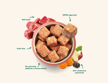 Natures Menu Frozen Country Hunter Beef 1kg - In Shop or Pickup only