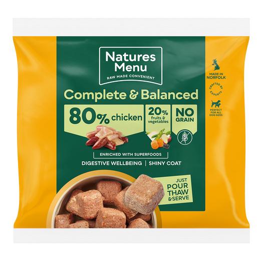 Natures Menu Frozen Country Hunter Chicken 1KG - In Shop or Pickup only