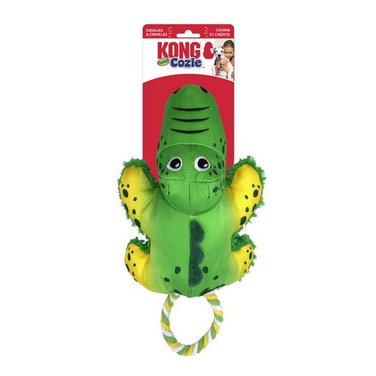 KONG Cozie Tuggz Alligator Medium Large