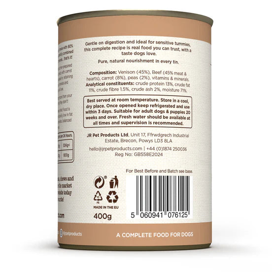 Jr Pet Complete Wellbeing Venison & Beef