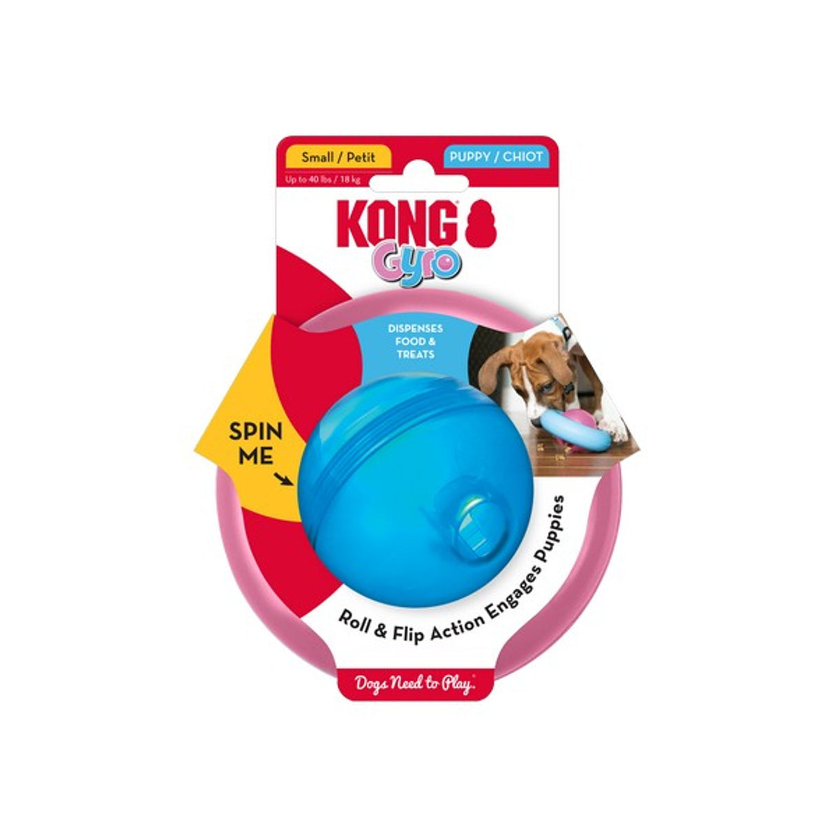 KONG Gyro Enrichment Toy