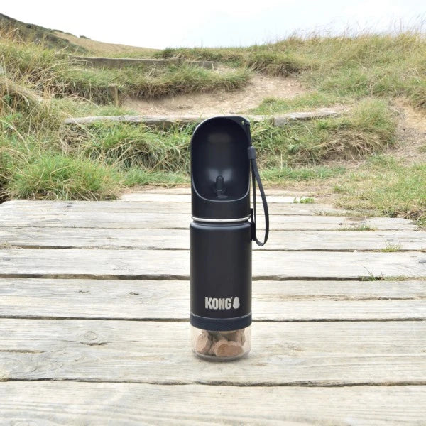 KONG H2O Trek & Treat Dog Water Bottle 295ml