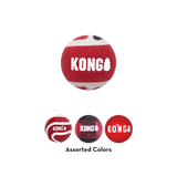 KONG Signature Balls 4pk Assorted