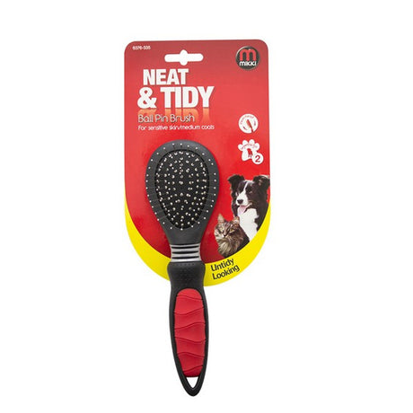 Mikki Ball Pin Brush Sensitive Skin Med Coats