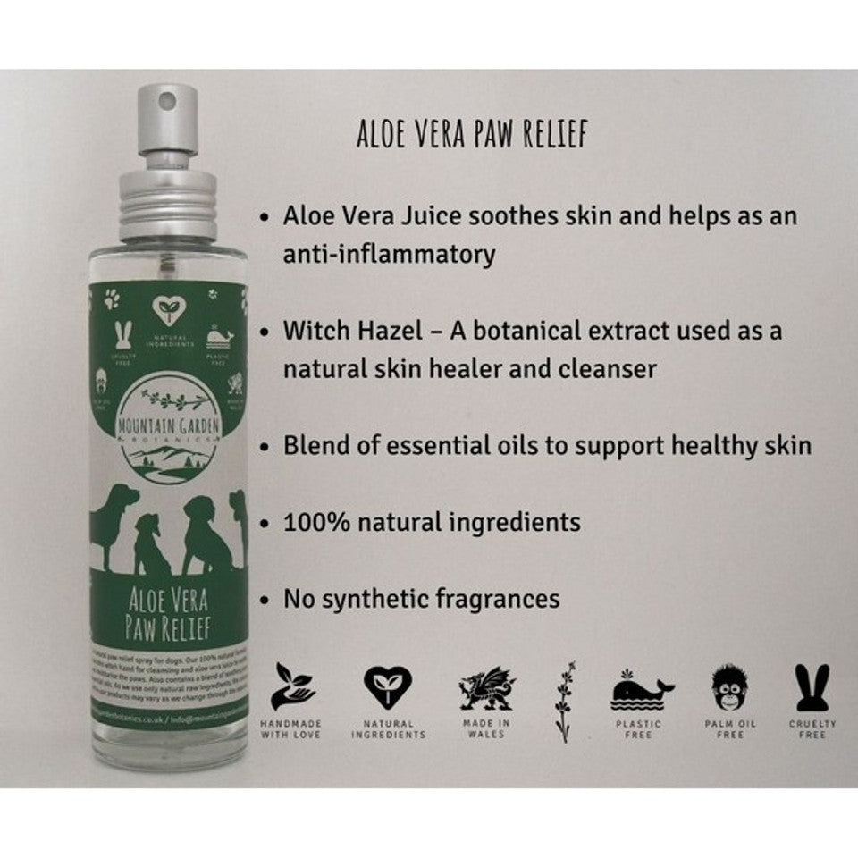 Mountain Garden Aloe Vera Paw Relief Spray