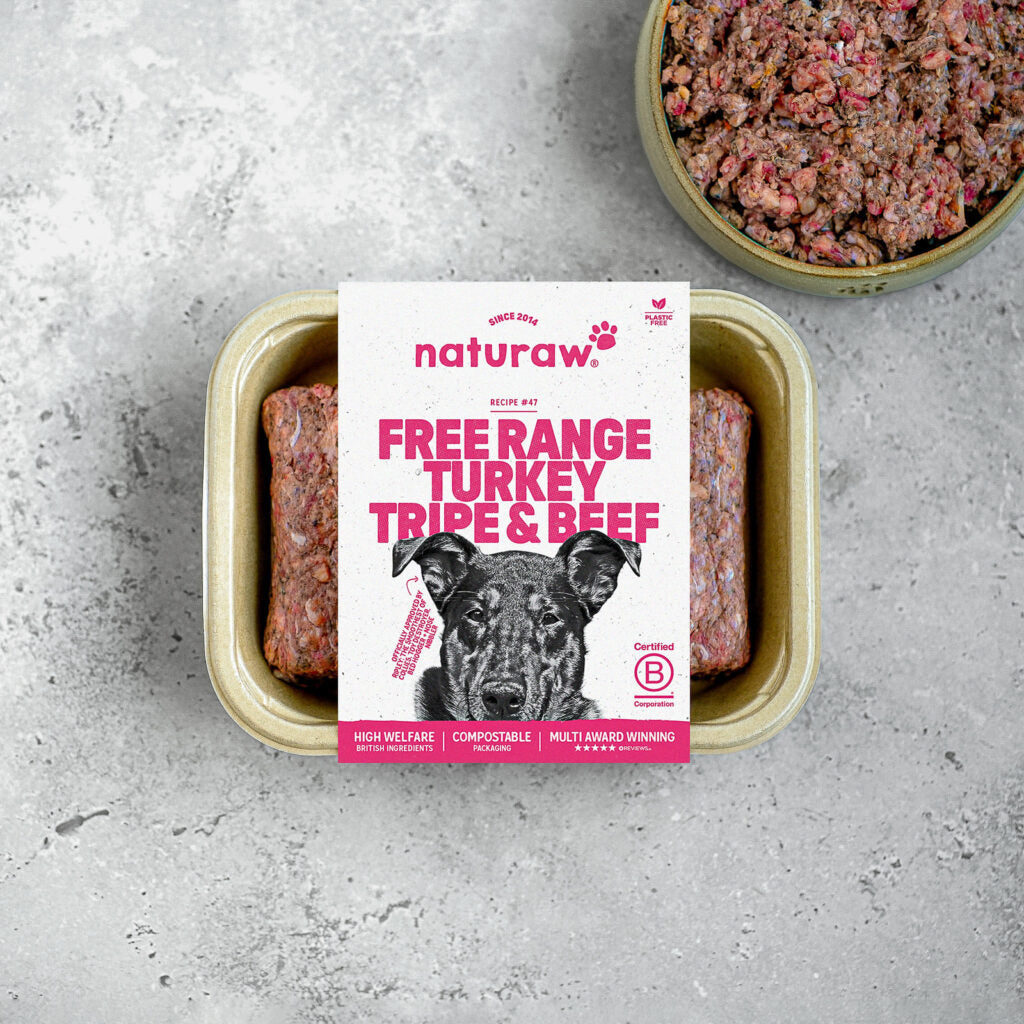 Naturaw Free Range Turkey&Tripe&Beef 500g