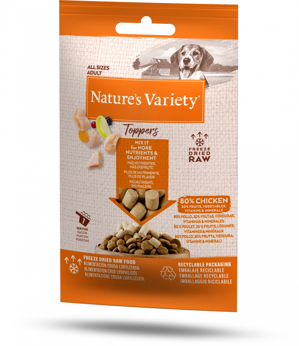 Natures Variety Freeze Dried Toppers Chicken 15g