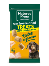 Natures Menu Raw Freeze Dried Chicken Bites 15g