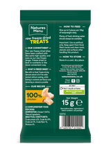 Natures Menu Raw Freeze Dried Chicken Bites 15g
