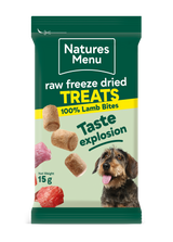 Natures Menu Raw Freeze Dried Lamb Bites 15g