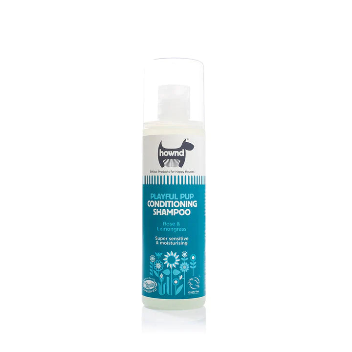 Hownd Playful Pup Conditioning Dog Shampoo Rose and Lemongrass 250ml