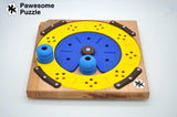 Pawesome Puzzle Double Roundabout Dog Puzzle Toy