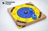 Pawesome Puzzle Double Roundabout Dog Puzzle Toy