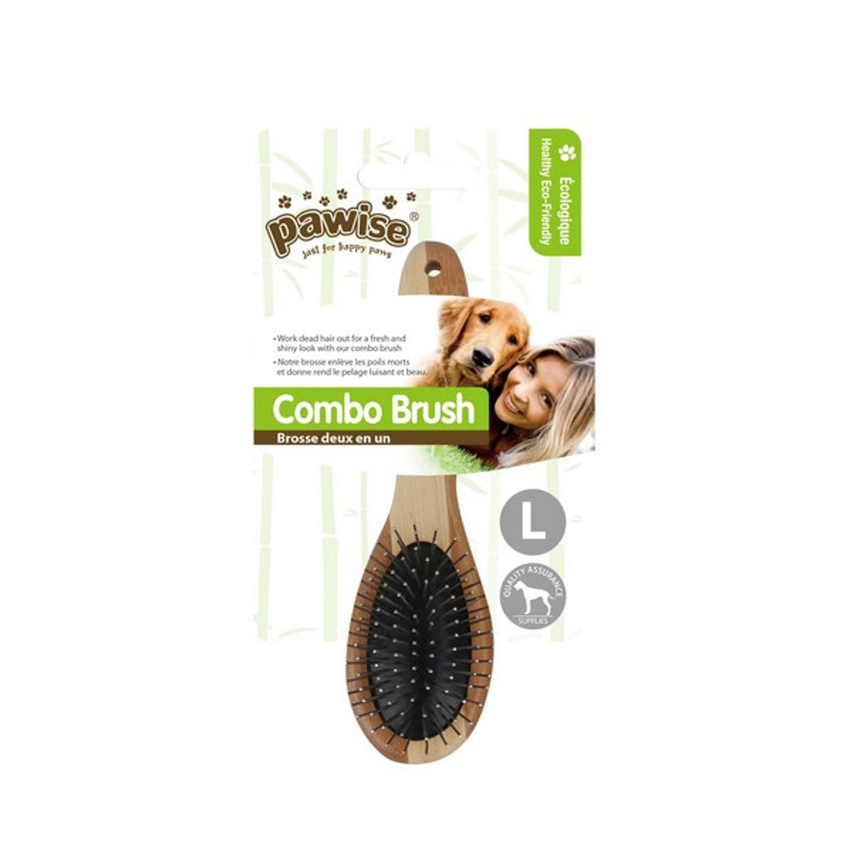 Pawise Grooming Combo Brush Large