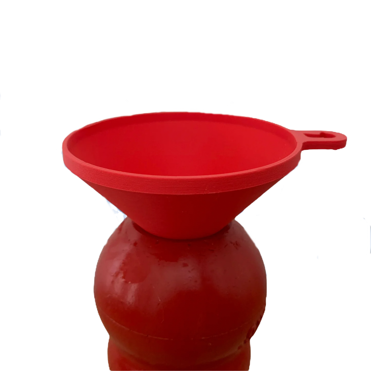 Paws In Earnest Funnel For Kongs and Enrichment Toys Red One Size