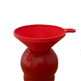 Paws In Earnest Funnel For Kongs and Enrichment Toys Red One Size