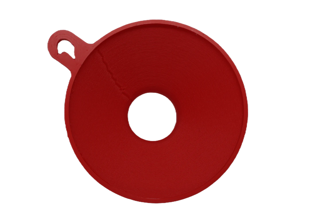 Paws In Earnest Funnel For Kongs and Enrichment Toys Red One Size