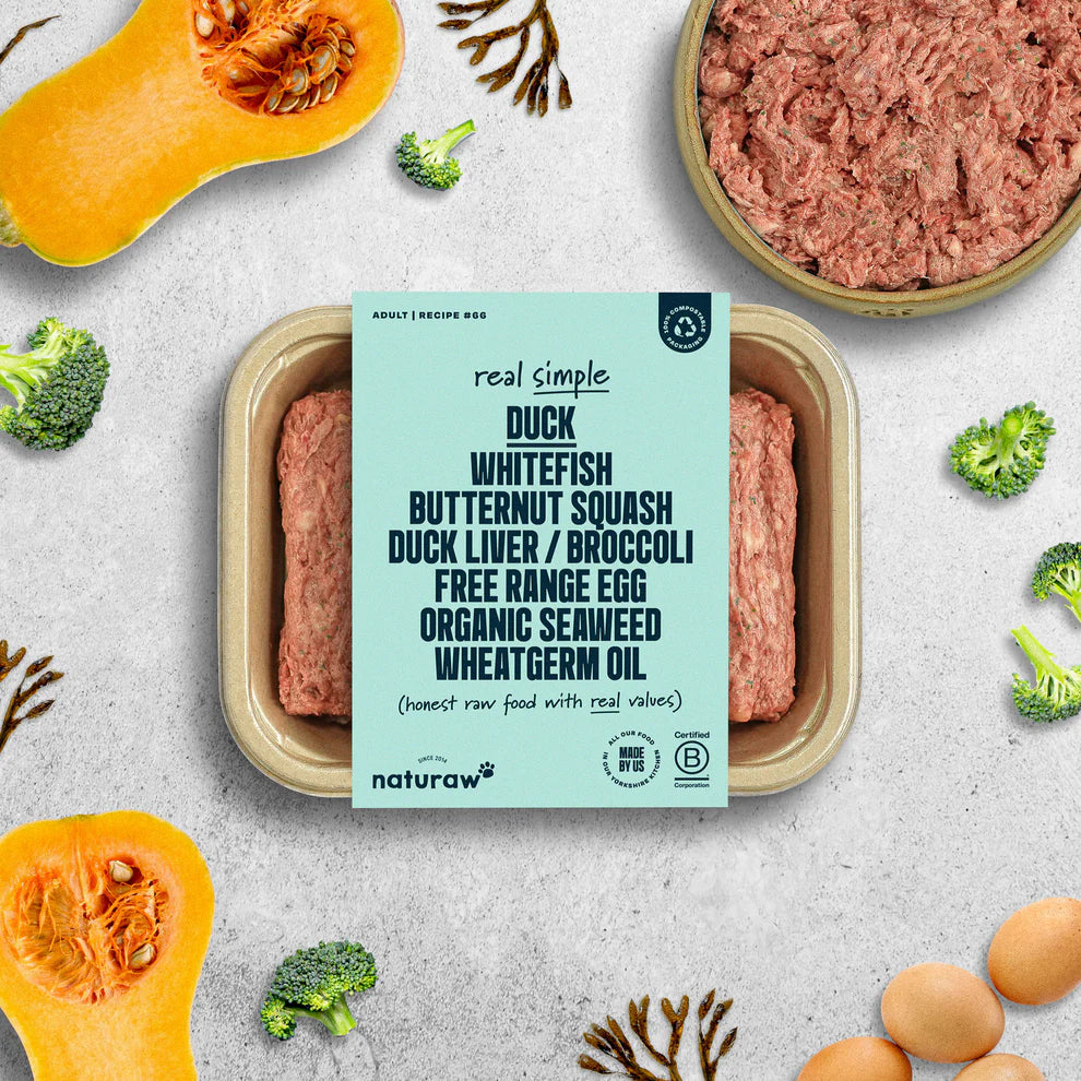 Naturaw Real Simple: Free Range Duck - In Shop or Pickup only