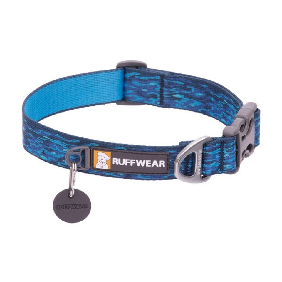 Ruffwear Flat Out Collar Oceanic Distortion