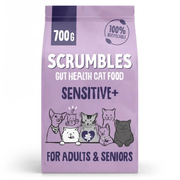 Scrumbles Dry Cat Sensitive+ 700g