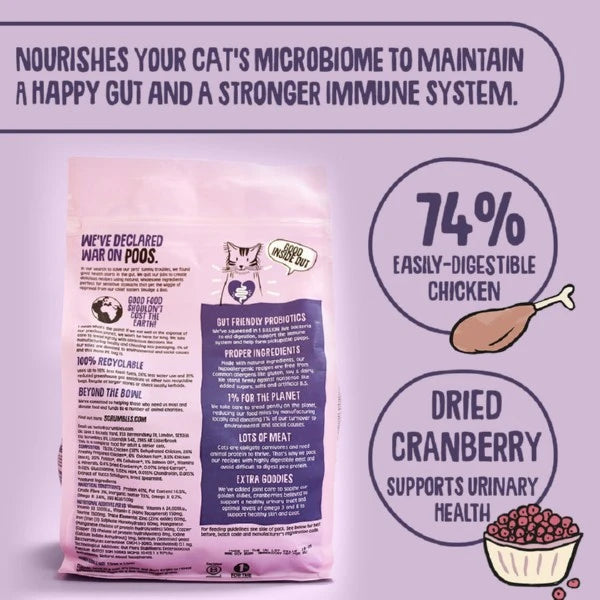 Scrumbles Dry Cat Sensitive+ 700g