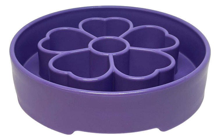Sodapup Flower Design eBowl Enrichment Slow Feeder Bowl for Dogs