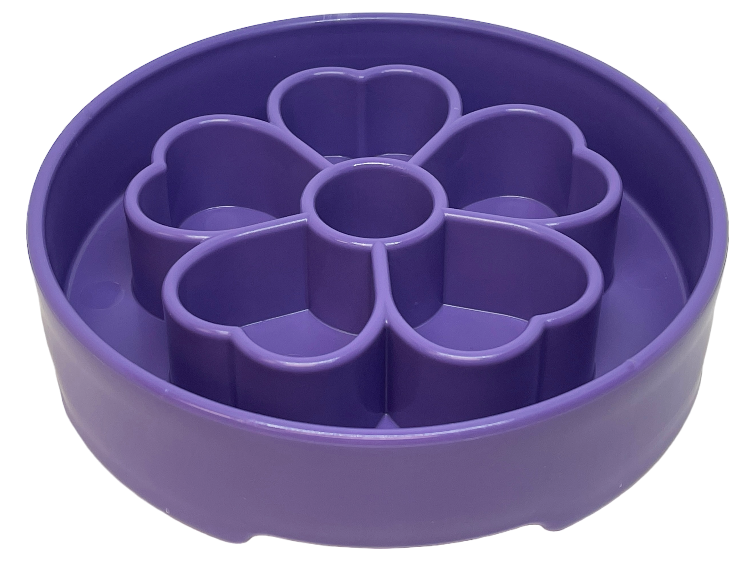 Sodapup Flower Design eBowl Enrichment Slow Feeder Bowl for Dogs