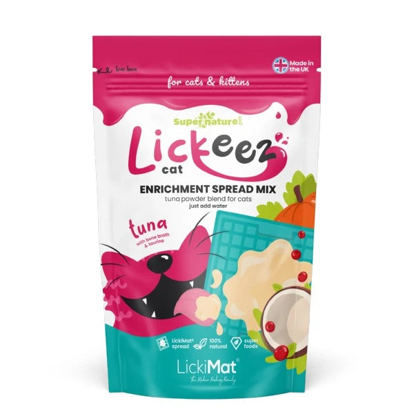 Supernature Lickeez Enrichment Spread Mix for Cats - Tuna 100g
