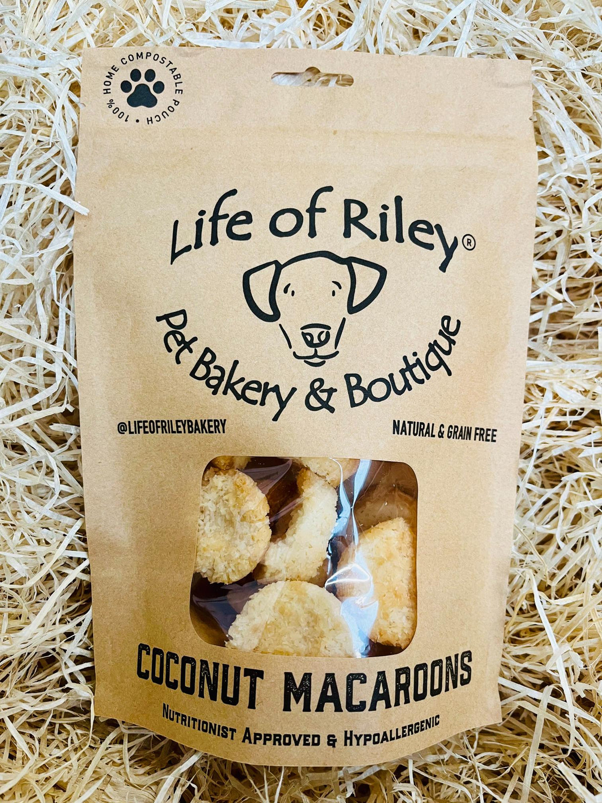 Life Of Riley Dog Bakery Coconut Macaroon Pouch