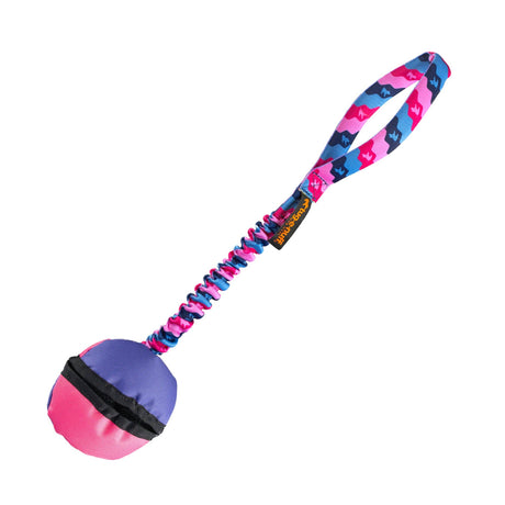 Tug-E-Nuff Power Clam Bungee Treat Dispensing Dog Toy