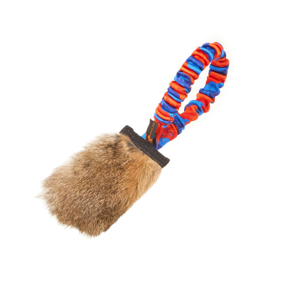 Tug-E-Nuff Rabbit Skin Pocket Bungee Squeaker