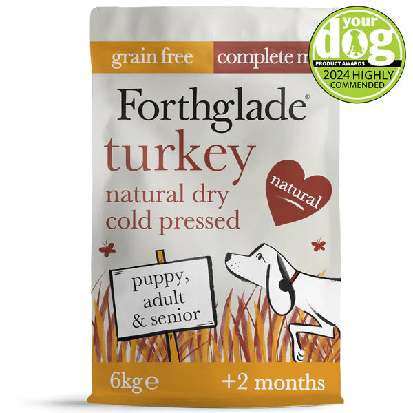 Forthglade Cold Press Dry Dog Food Turkey Grain Free