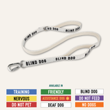 Twiggy Tags Awareness Close Control Dog Lead - Nervous