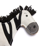 Green&Wilds Zambezi the Zebra, Eco Dog Toy