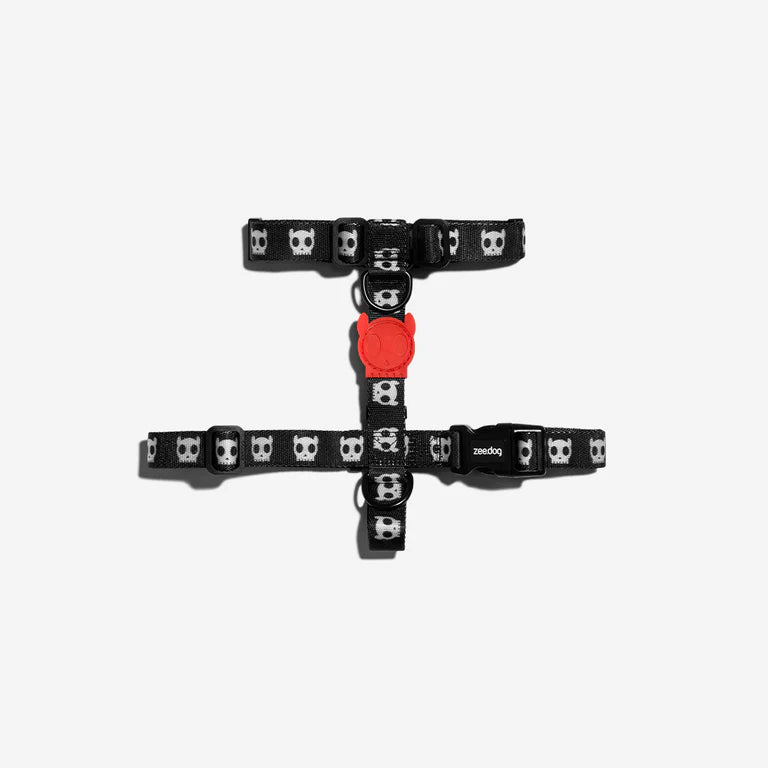 Zeedog H Dog Harness Skull