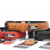 Miro & Makauri 'Milford' Leather Collars - Red, Black, Brown