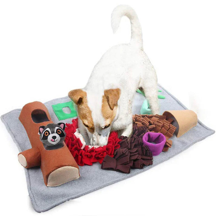 All for Paws Dig it Fluffy Mat with Toy Enrichment Dog Toy