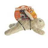 Mighty Nature Rabbit - Brown, Plush, Squeaky Dog Toy