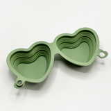 Cocopup Heart Collapsible Bowl - Sage