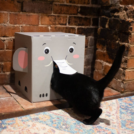 Elephant Scratcher Box for Cats