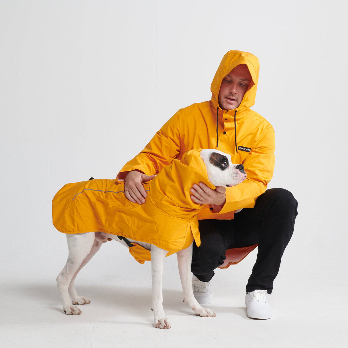 Spark Paws Breatheshield™ Dog Raincoat - Mustard Yellow