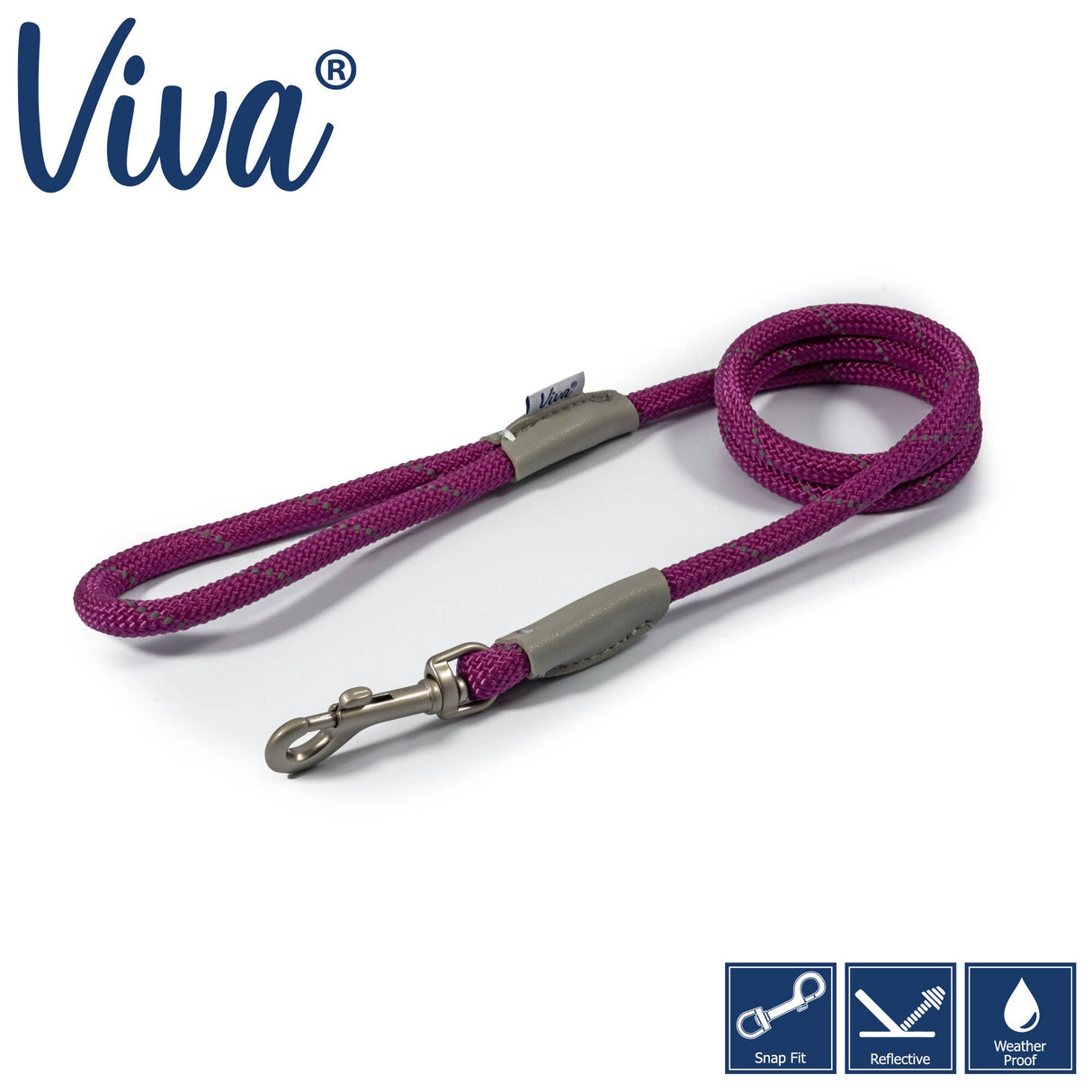 Ancol Viva Rope Snap Lead 107cm x 1cm